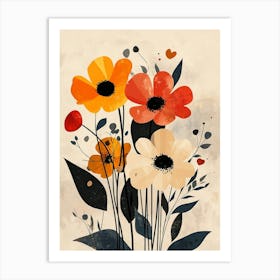 Flowers In A Vase 121 Art Print