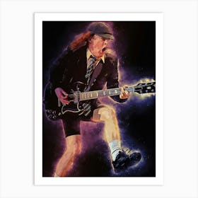 Spirit Of Angus Young Art Print