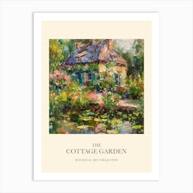 Cottage Garden Poster Fairy Pond 7 Art Print