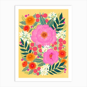 Fy Summerpeony Art Print