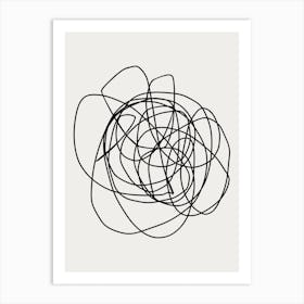 Abstract Drawing Art Print