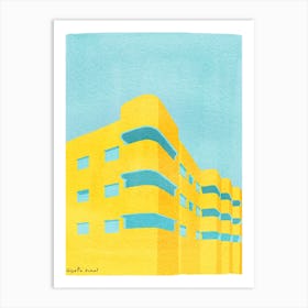 Bauhaus Yellow Art Print