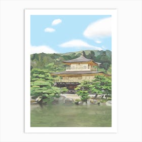 Golden Temple, Japan Art Print