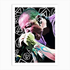 chester bennington 4 Art Print