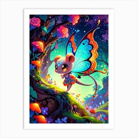 Fairy Mouse Art Print