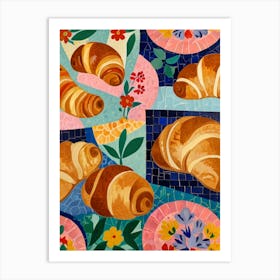 Croissants Art Print