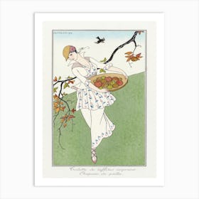 Costumes Parisiens Toilettes De Taffetas (1914), George Barbier Art Print