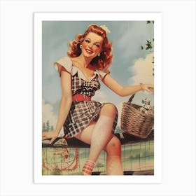 Pin Up Girl 14 Art Print