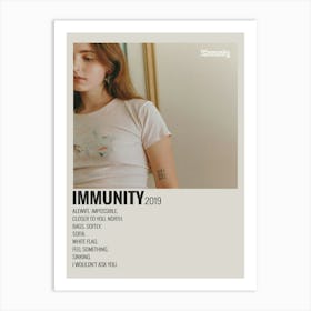 Xianyua Immunity Clairo Poster Art Print