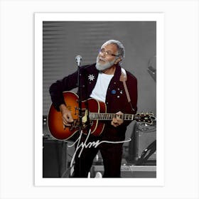 Cat Stevens Performs On Stage During Music For The Marsden 2020 Art Print