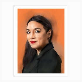 Alexandria Ocasio-Cortez Art Print