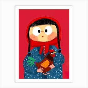 Little Red Riding Hood Art Print