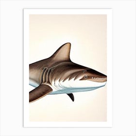 Port Jackson 3 Shark Vintage Art Print