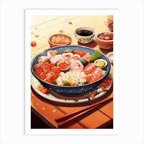 Japanese Food 8 Art Print