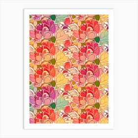 Floral Pattern 1 Art Print