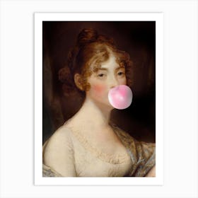 Pretty Bubblegum Art Print