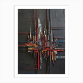 Abstract Cityscape 2 Art Print