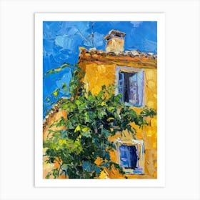 Yellow House 1 Art Print