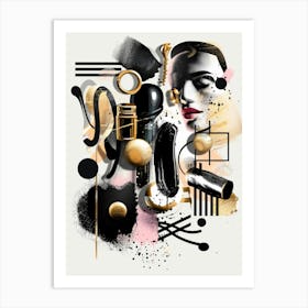 Abstract Painting 1642 Art Print