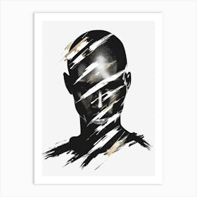 Man'S Head Art Print