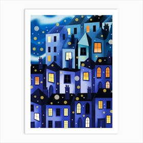 Dusk in the City Art Print