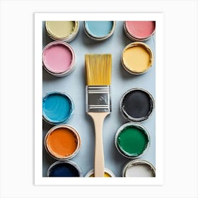 Paint Brush Art Print