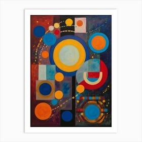 Abstract Circles 7 Art Print