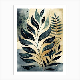 Minimalist Botanical 02 Art Print