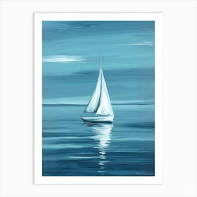 Sailboat On The Water Art Print