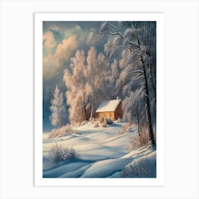 Winter Scene Art Print