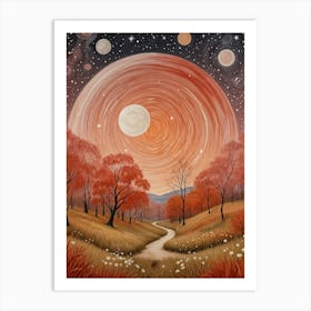 Cosmic Autumn Art Print