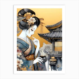 Geisha 1 Art Print