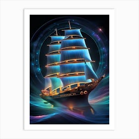 Sailing Ship 1 Art Print