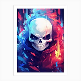 Under Tale Gaming 4 Art Print