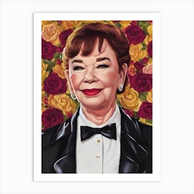 Shirley Maclaine Illustration Movies Art Print