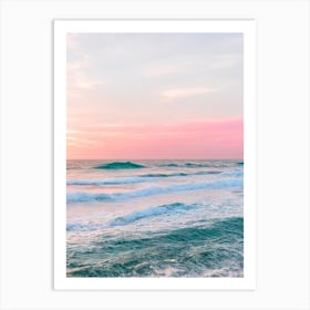 Delray Beach, Florida Pink Photography 1 Art Print