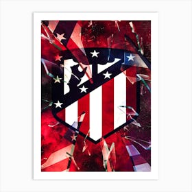 Atletico Madrid Art Print