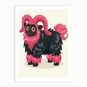 Goat With Horns 1 Art Print