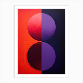 'The Spheres' Bauhaus style Art Print