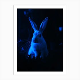 Rabbit In Forest - Diverse Art Illustration 88 Art Print