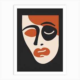 Face Of A Woman 75 Art Print