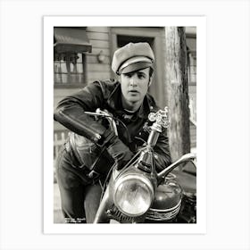 American Actor Marlon Brando As Gang Leader Johnny In The Wild One , Directed By Laszlo Benedek Art Print