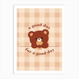 Good Day Bear Art Print