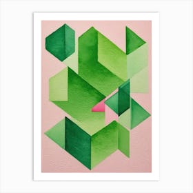 Abstract Geometric Painting Art Print