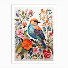 Colorful Bird Art Print