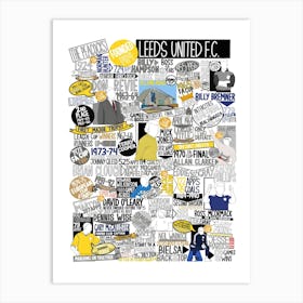 Leeds United 5 Art Print