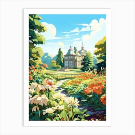 Montreal Botanical Garden Canada Illustration 2  Art Print