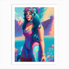 Fantasy Mermaid Art Print