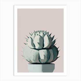 Lophophora Williamsii Simplicity Art Print