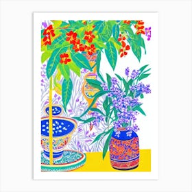 Jasmine Eclectic Boho Plant Art Print